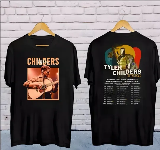 Discover 2025 Tyler Childers On The Road Tour Shirt, Tyler Childers Graphic T-Shirt