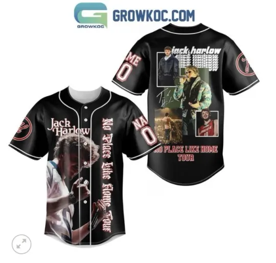 Discover J Harlo No Place Like Home Tour baseball jersey