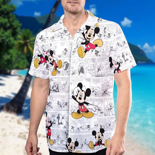 Discover Disneyyland Mickeyy mouse Hawaiian Shirt, Funny Mickeyy mouse Hawaiians