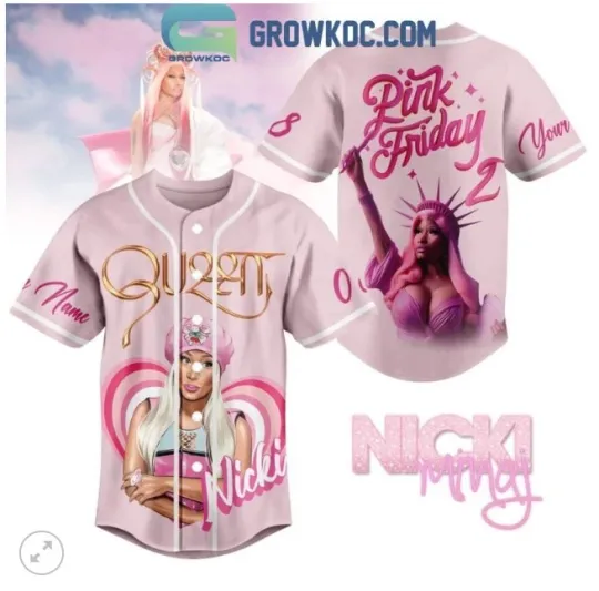 Discover Nicki Minaj GAG City Pink Friday Queen baseball jersey