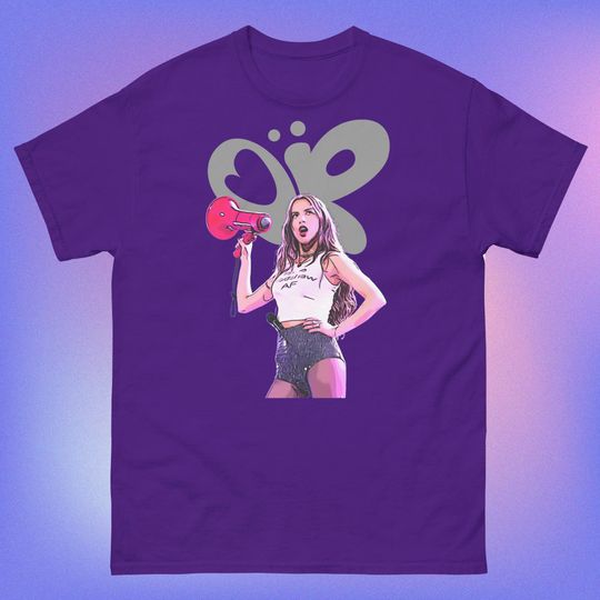 Discover Olivia Rodrigo Megaphone T-shirt - Olivia rodgrido merch