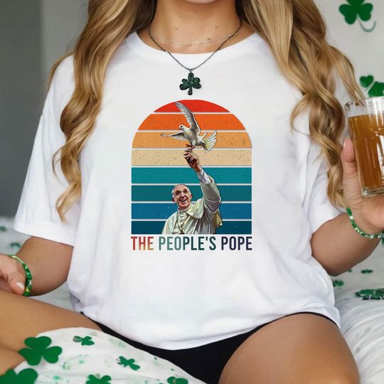 Discover Pope Francis Shirt, The People's Pope Shirt, Vatican Catholic, Religious Gift