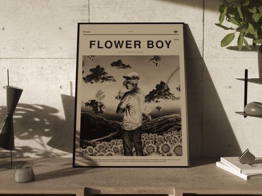 Discover Ready to Hang Flower Boy Poster
