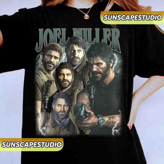 Discover Vintage Joel Miller The Last Of Us T-Shirt, Joel Miller Shirt