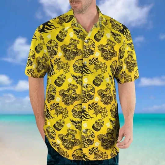 Discover I'm A Big Fan Of Bumblebee Transformers Autobots Summer Hawaiian Shirt