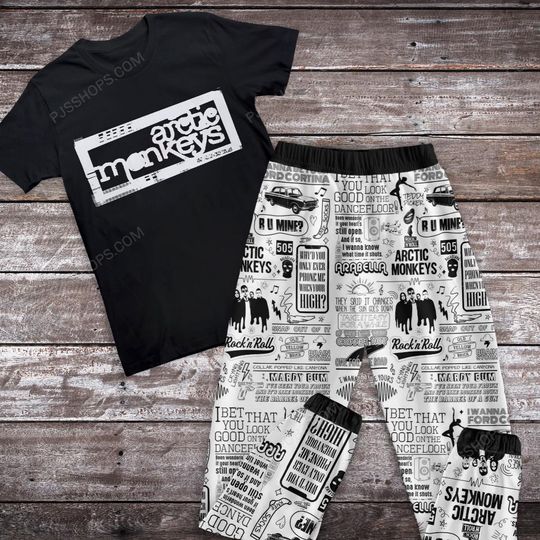 Discover Embrace the Spirit of Indie Rock with Stylish, Arctic Monkeys Pajamas Set