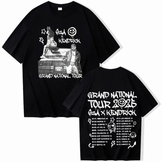 Discover Kendrick Lamar & SZA 2025 Tour T-Shirt