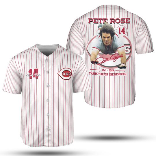 Discover Pete Rose x Cin,cinn,ati Reds Baseball Jersey