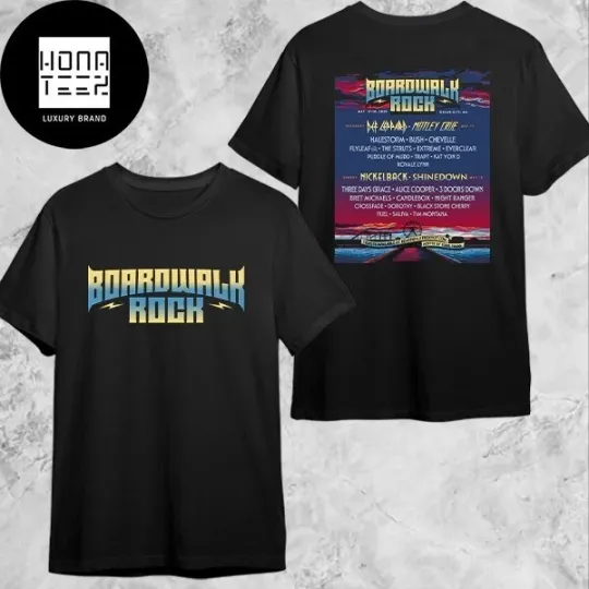 Discover Boardwalk Rock Lineup At Ocean City MD On May 17-18 2025 T-Shirt Fan Gifts
