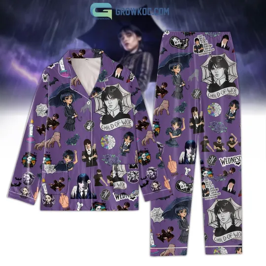 Discover Wednesday Chil Of Woe Pajamas Set