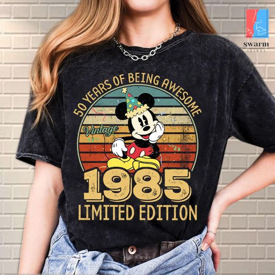 Discover Minniee 40 Years Of Being Awesome Wash Shirt, Mickeyy Minniee 40th