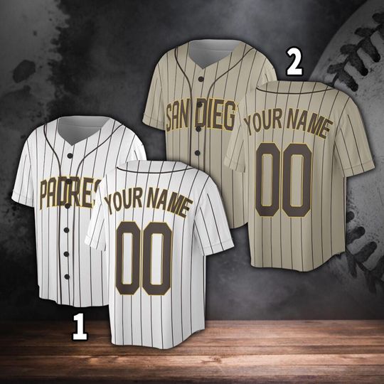 Discover Personalized San Diego Baseball Jersey