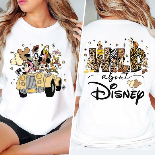 Discover Animal Safari Shirt, Double Side Mouse And Friend Wild Trip Shirt, Wild Animal Tee