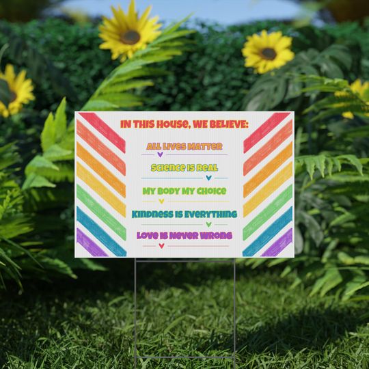 Discover Modern Pride Yard Sign
