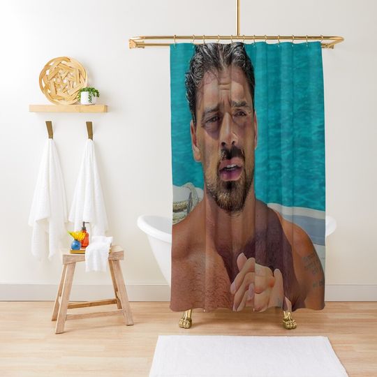 Discover Michele Morrone  Shower Curtain