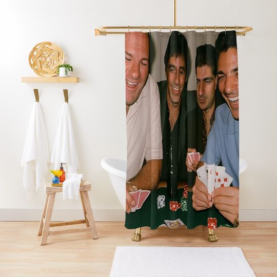 Discover Real Mafia, nostalgia Shower Curtain