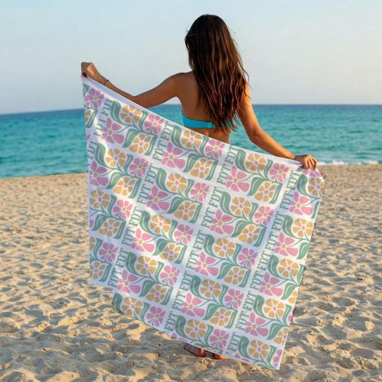 Discover Beach Towel, Anti Trump Retro Beach Towel, Subtle Anti-trump Towel