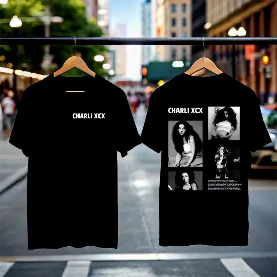 Discover Charli XCX Brat Tour 2025 Two Sided T-Shirt For Men and Women, Music Fan Gift