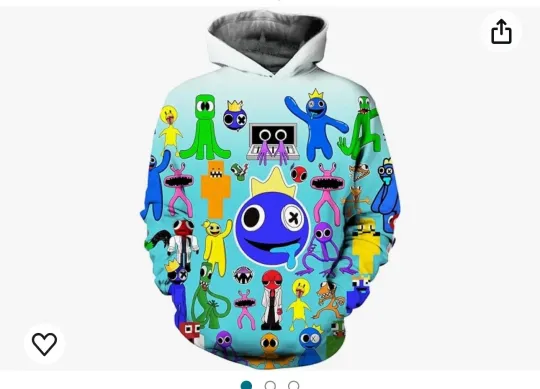 Discover Rainbow Friends 3D Hoodie