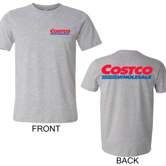 Discover Costco Wholesale Men's Grey T-Shirt