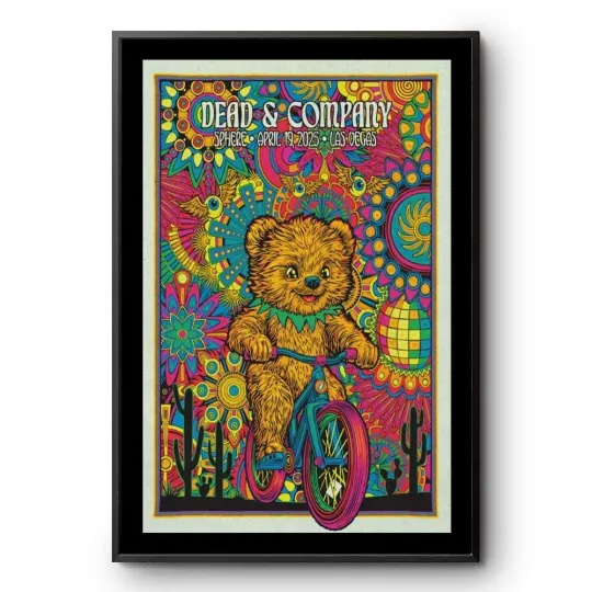 Discover Dead & Company Show Apr 19 2025 Sphere, Las Vegas, NV Poster