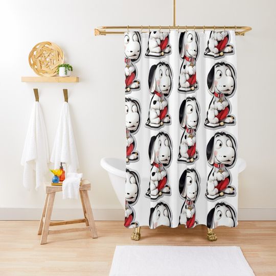 Discover The Snoopy Movie  Shower Curtain
