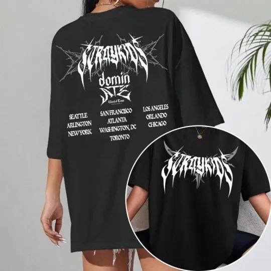Discover Stray Kids dominATE World Tour US 2025  Unisex All Size T-Shirt
