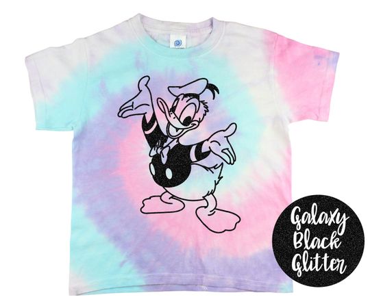 Discover Donald Rainbow Tie Dye Girl Shirt, Disneyy Family Vacation Shirt