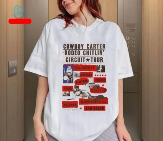 Discover Beyonce Cowboy Carter And The Rodeo Chitlin Circuit Tour 2025 Unisex T-shirt