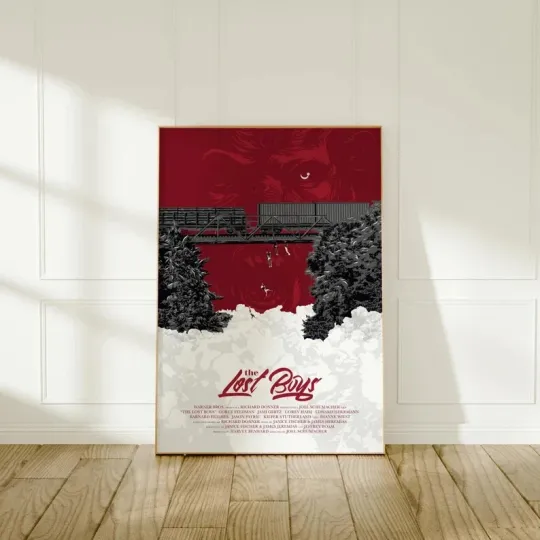 Discover The Lost Boys Movie Poster, 80's Film Wall Art, High Quality Print 1