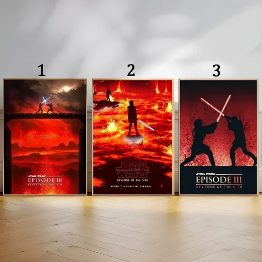 Discover Starr Warss-Episode III Poster, Movie Poster, 2025 NEW - Wall Decor