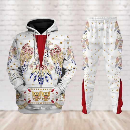 Discover Elvis Presley Costume Hoodie, Elvis The King Of Rock Streetwear Jogger