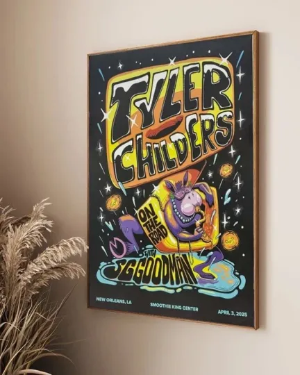 Discover Tyler Childers Poster On The Road Tour New Orleans, LA 03 Apr 2025