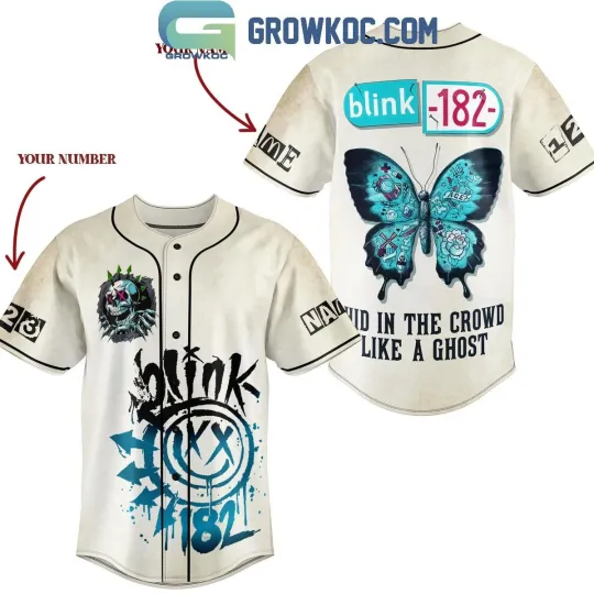Discover B182 Hid In The Crowd Like A Ghost Personalized Baseball Jersey