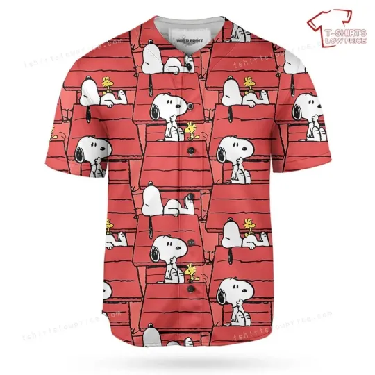 Discover The Snoopy Baseball Jersey