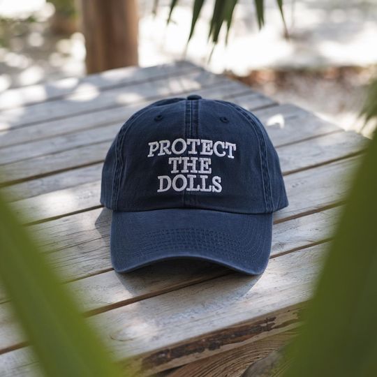Discover Protect The Dolls Embroidered Hat, Feminist Baseball Dad Cap, Gender Equality Hat, Human Rights Activist Hat