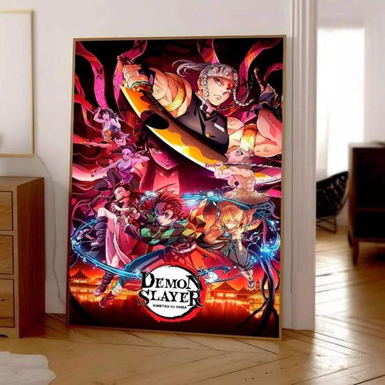 Discover Demon Anime Series Manga Poster Room Decor Wall Art Poster Prints