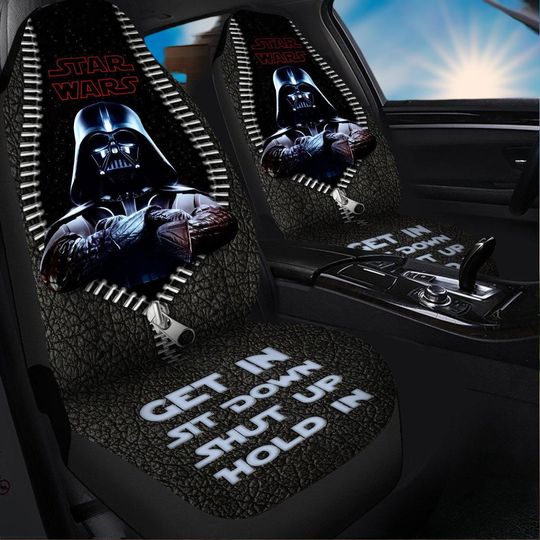 Discover Darthh Vaderr Car Seat Covers, Starr Warss Car Seat Protector, Disneyyland Seat Covers