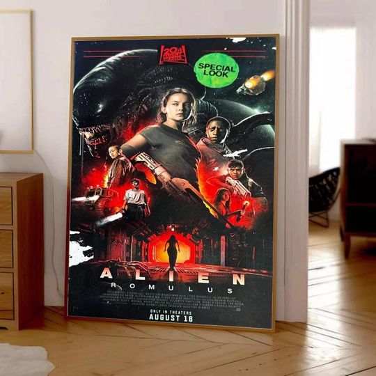Discover Alien Romulus (2024) Movie Vintage Poster