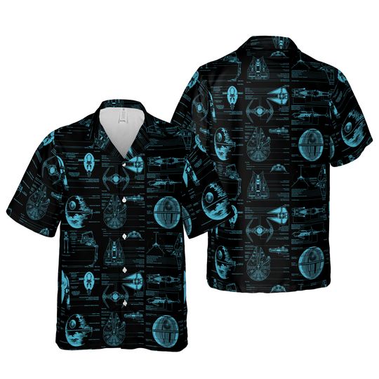 Discover Star Wars Lover Beach Hawaii Button Shirt