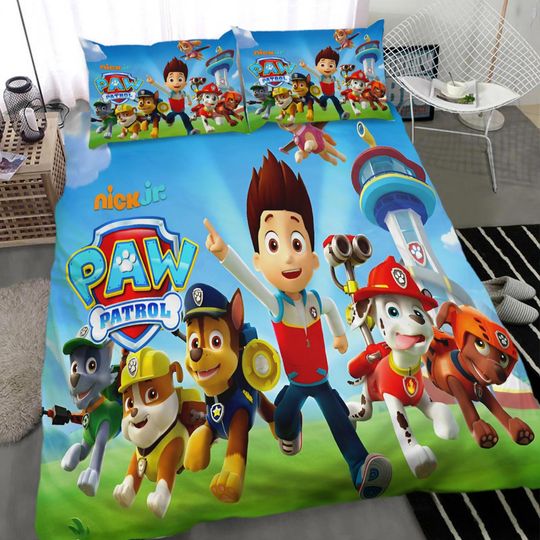 Discover Paw Patrol Puppies 3D Bedding Set