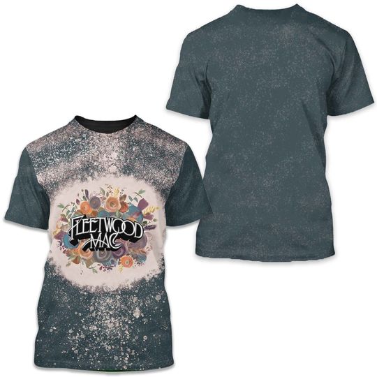 Discover Stevie Nicks Shirt, Vintage Fleetwood Mac Shirt, Bleached Womens Shirt