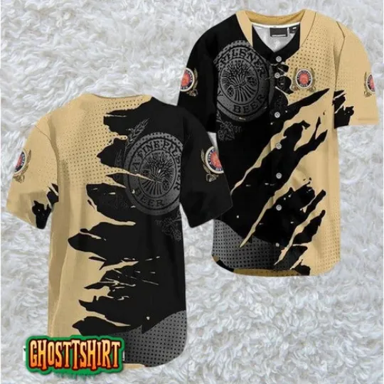 Discover Miller Lite Metal Crack Pattern Baseball Jerseys