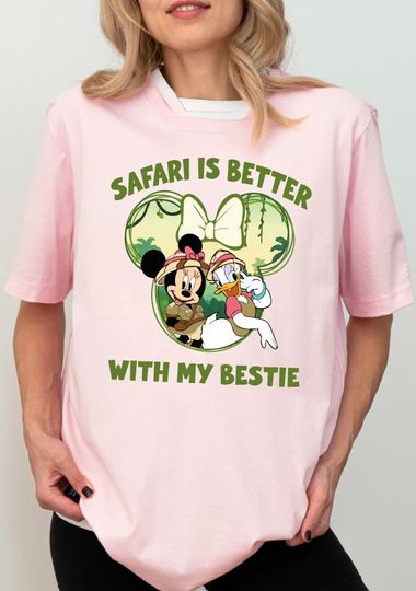 Discover Safari is Better With my Bestie Shirt, Disneyyy Girls Trip Shirt, Besties Shirt