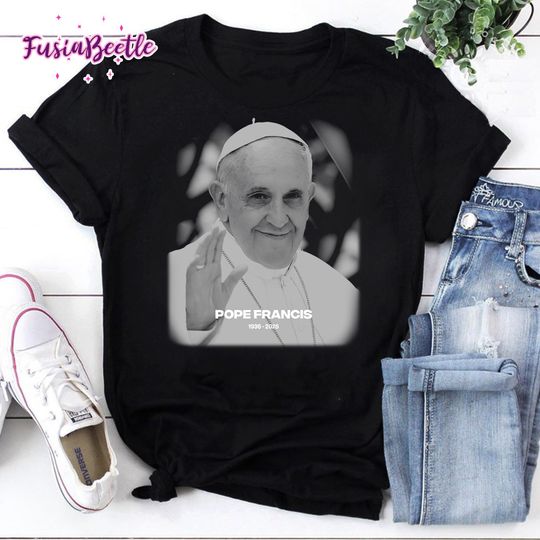 Discover R.I.P Pope Francis Classic T-Shirt, Pope Francis Homage, Pope Francis Fan merch