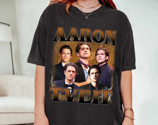 Discover Limited Aaron Tveit Retro Shirt, Vintage Bootleg Shirt, Birthday Gifts