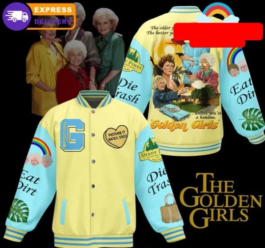 Discover The GoldenGirls Eat Dint Baseball Jacket
