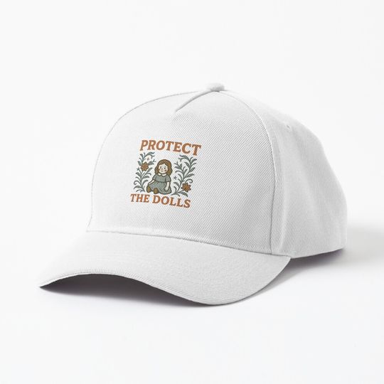Discover Protect The Dolls Floral Folk Art Cap