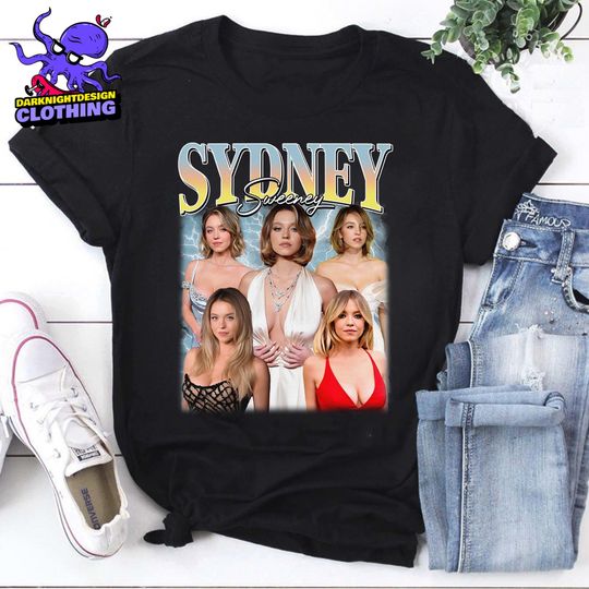 Discover Sydney Sweeney Bootleg Shirt,  Sydney Sweeney Vintage Tshirt