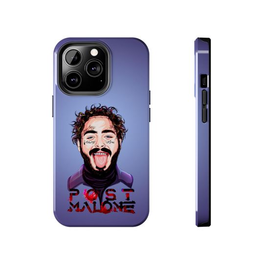 Discover Post Malone iPhone Case, Fan Gift, Gift for Music Lovers